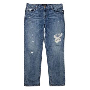 Lucky Brand Jeans Womens 8 Blue Sienna Slim Boyfriend Medium Wash Stretch